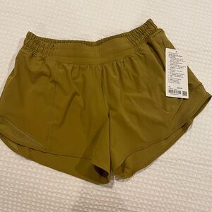 lululemon athletica gold Athletic Shorts